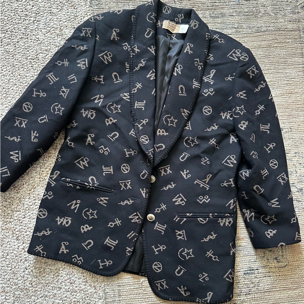 Vintage Knockabouts by Pendleton Branding Iron Blazer Jacket